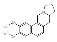 2,3-dimethoxy-7,7a,8,9,10,12-hexahydronaphtho[1,2-f]indolizine Structure