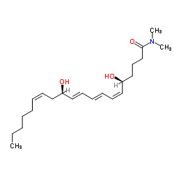 Leukotriene B4 dimethyl amide结构式