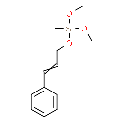 dimethoxymethyl[(3-phenylallyl)oxy]silane Structure