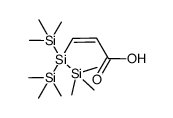 (Z)-3-[tris(trimethylsilyl)silyl]propenoic acid Structure