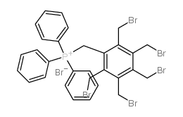 [[pentakis(bromomethyl)phenyl]methyl]triphenylphosphonium bromide结构式