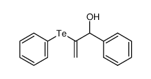 1-Phenyl-2-(phenyltelluro)-2-propen-1-ol结构式