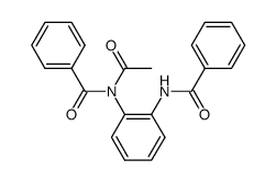 1-(acetyl-benzoyl-amino)-2-benzoylamino-benzene Structure
