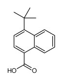 4-(1,1-二甲基乙基)-1-萘羧酸结构式