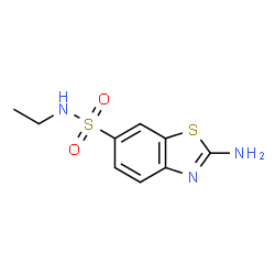 N-乙基-2-亚氨基-2,3-二氢苯并[d]噻唑-6-磺酰胺结构式