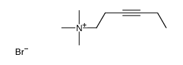 hex-3-ynyl(trimethyl)azanium,bromide Structure