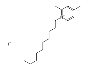 1-decyl-2,4-dimethylpyridin-1-ium,iodide Structure