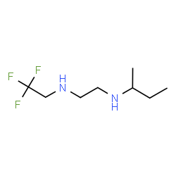 N-2-BUTYL-N'-2,2,2-TRIFLUOROETHYL ETHYLENEDIAMINE Structure