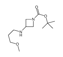 1-Boc-3-(3-甲氧基-丙基氨基)-氮杂丁烷结构式