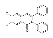 6,7-dimethoxy-2,3-diphenylisoquinolin-1-one Structure