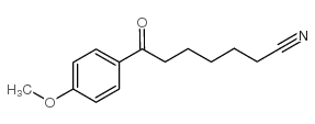 7-(4-methoxyphenyl)-7-oxoheptanenitrile结构式