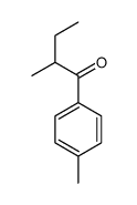 2-methyl-1-(4-methylphenyl)butan-1-one结构式
