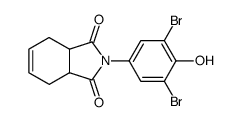 2-(3,5-Dibromo-4-hydroxy-phenyl)-3a,4,7,7a-tetrahydro-isoindole-1,3-dione Structure