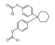 4,4-亚环己基二苯酚二氯甲酸酯结构式
