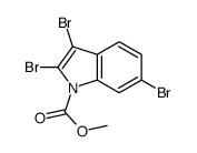 methyl 2,3,6-tribromoindole-1-carboxylate结构式
