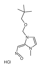 [(Z)-[1-(2,2-dimethylpropoxymethyl)-3-methylimidazol-2-ylidene]methyl]-oxoazanium,chloride结构式