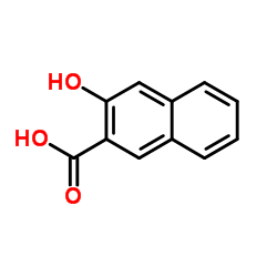 3-Hydroxy-2-naphthoic acid Structure