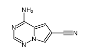 4-aminopyrrolo[2,1-f][1,2,4]triazine-6-carbonitrile Structure