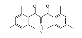 2-Diazo-1,3-bis(2,4,6-trimethylphenyl)-1,3-propandion Structure