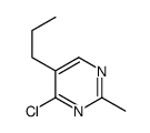4-氯-2-甲基-5-丙基嘧啶结构式