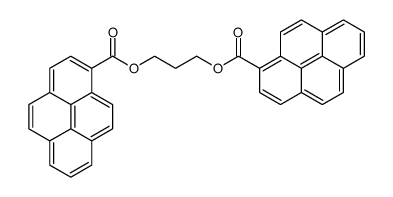 1,3-bis(1-pyrenylcarboxy)propane Structure