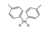 di(p-tolyl)germylenedipotassium Structure