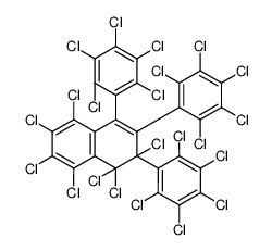 perchloro-1,2,3-triphenyl-3,4-dihydronaphthalene结构式