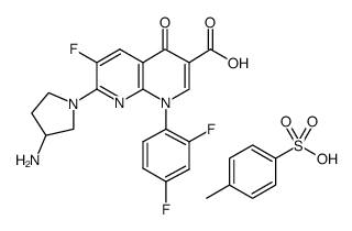 tosufloxacin tosylate Structure