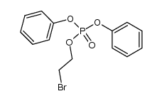 phosphoric acid-(2-bromo-ethyl ester)-diphenyl ester结构式