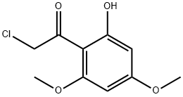 2-氯-1-(2-羟基-4,6-二甲氧苯基)乙酮结构式