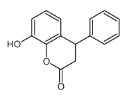 8-HYDROXY-4-PHENYL-2-CHROMANONE Structure