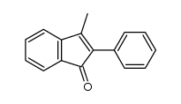 3-methyl-2-phenyl-1H-inden-1-one结构式