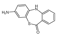 8-amino-10,11-dihydrodibenzo(b,e)1,4-thiazepin-11-one结构式