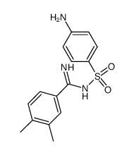 3,4-dimethyl-N-sulfanilyl-benzamidine结构式
