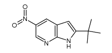 2-tert-butyl-5-nitro-1H-pyrrolo[2,3-b]pyridine Structure