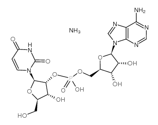 uridylyl(2'-5')adenosine ammonium salt Structure