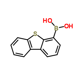 Dibenzo[b,d]thiophen-4-ylboronic acid Structure