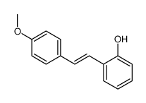 2-[2-(4-methoxyphenyl)ethenyl]phenol Structure