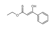 O-ethyl 3-hydroxy-3-phenyl-2-propenethioate Structure