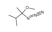 2-azido-2-methoxy-3-methylbutane Structure