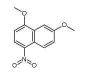 1,7-dimethoxy-4-nitronaphthalene结构式