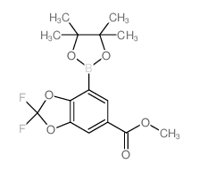 6-甲氧基羰基-2,2-二氟苯并[d][1,3]二氧代-4-硼酸频那醇酯图片