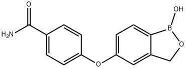 Benzamide, 4-[(1,3-dihydro-1-hydroxy-2,1-benzoxaborol-5-yl)oxy]-结构式
