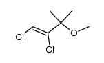 methyl 3,4-dichloro-2-methylbut-3-en-1-yl ether结构式