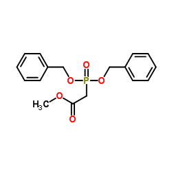 Methyl [bis(benzyloxy)phosphoryl]acetate Structure