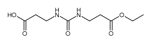 N,N'-carbonyl-di-β-alanine monoethyl ester结构式