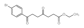 7-(4-溴苯基)-4,7-二氧代庚酸乙酯结构式