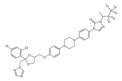 Itraconazole-d5 Structure