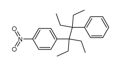 3,4-diethyl-3-(4'-nitrophenyl)-4-phenylhexane结构式