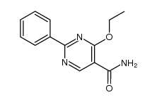 5-carbamoyl-4-ethoxy-2-phenylpyrimidine结构式
